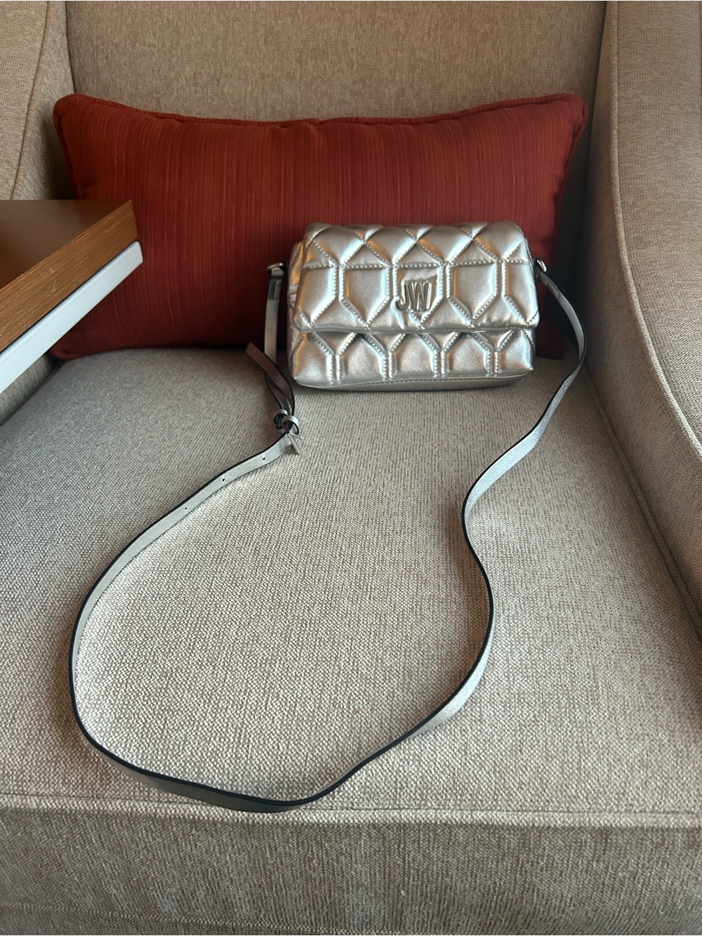 WEEKEND SPECIAL! - Jason Wu Silver Quilted Crossbody Bag - Women's Purse